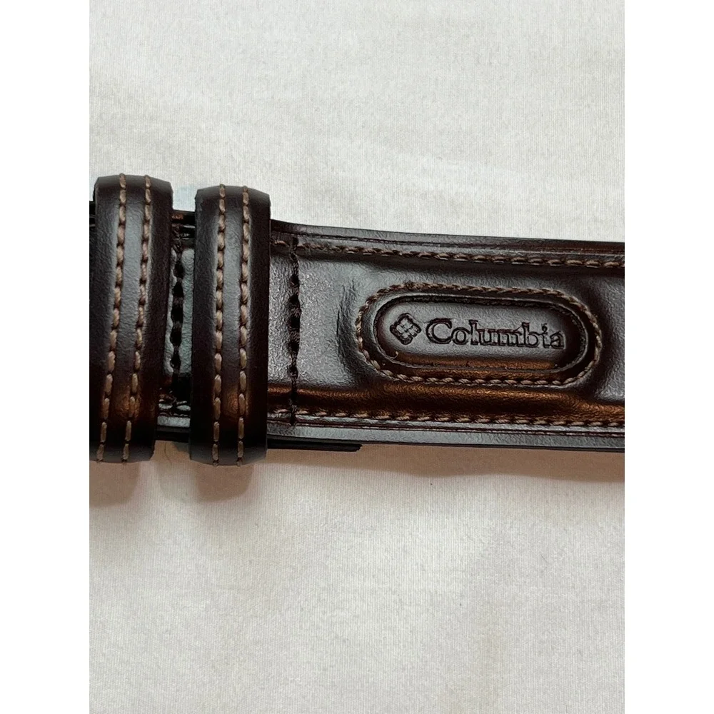 Columbia leather belt